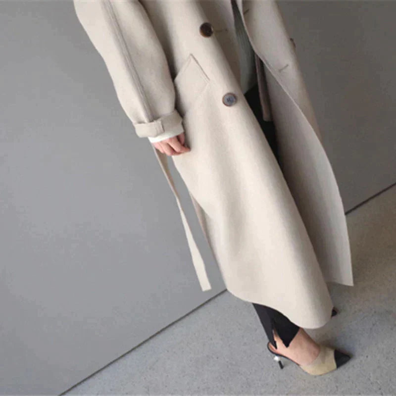 Long Wool Coat for Women