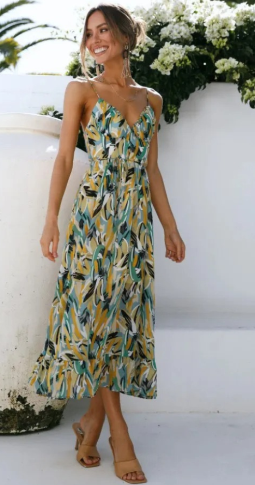 Arya - Colorful Summer Dress